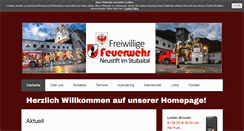 Desktop Screenshot of feuerwehrneustift.at