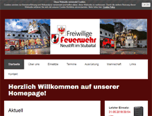 Tablet Screenshot of feuerwehrneustift.at